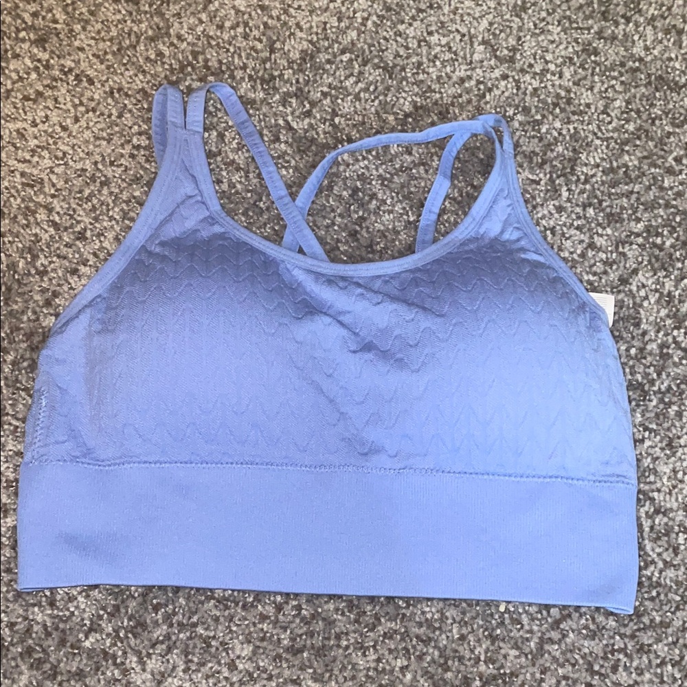 Cupshe Light Blue Sports Bra